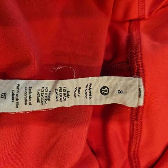 Lululemon Align HR Crop 21” Size 8 Love Red LORE High-Rise ~ Nulu best leggings - Picture 3 of 5
